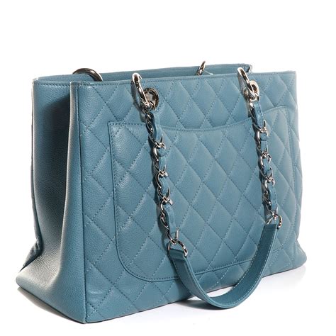 chanel gst light blue|chanel grand shopping handbags.